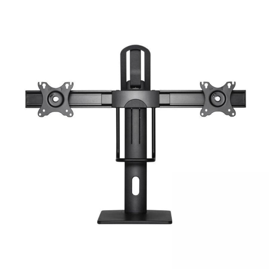 Soporte de Sobremesa con Contrapeso para 2 Monitores Aisens DT27TSR-065/ Giratorio/ Inclinable/ hasta 6kg