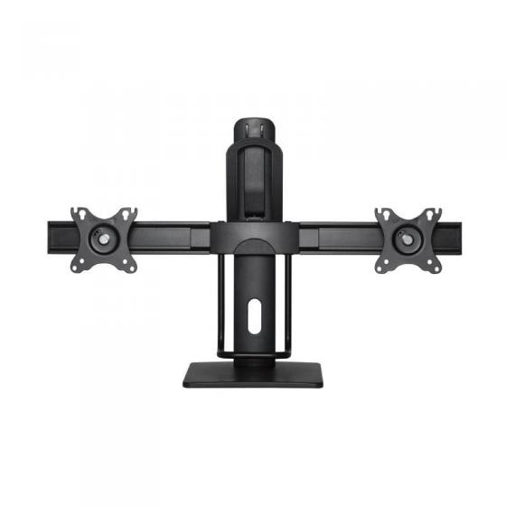 Soporte de Sobremesa con Contrapeso para 2 Monitores Aisens DT27TSR-065/ Giratorio/ Inclinable/ hasta 6kg