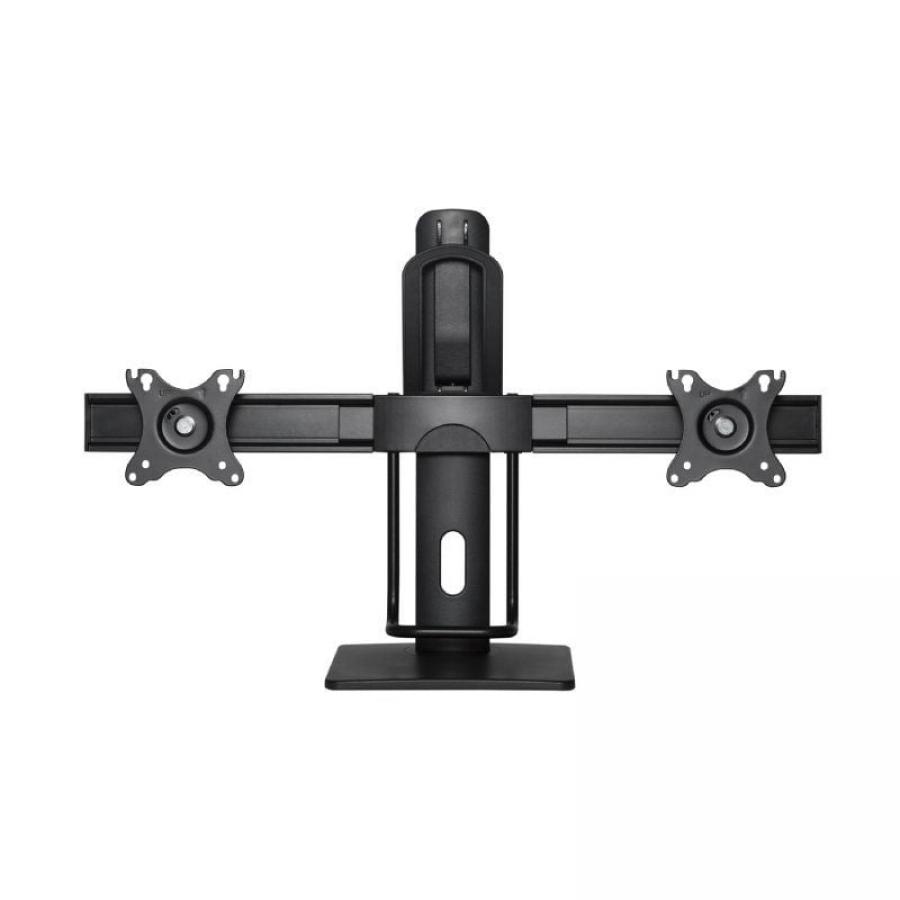 Soporte de Sobremesa con Contrapeso para 2 Monitores Aisens DT27TSR-065/ Giratorio/ Inclinable/ hasta 6kg