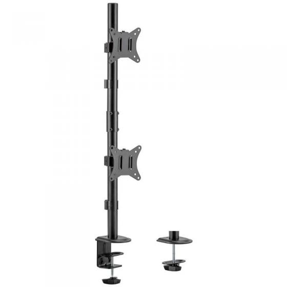 Soporte de Mesa para 2 Monitores o TV Aisens DT32TSR-229/ Giratorio/ Inclinable/ hasta 9kg