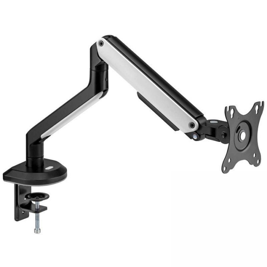 Soporte de Mesa Gaming con Contrapeso para Monitor Aisens DT32TSR-295/ Giratorio/ Inclinable/ hasta 9kg/ con Iluminación RGB