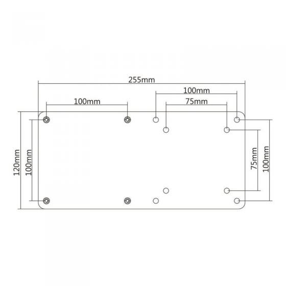 Soporte para miniPC VESA 100x100 Aisens MPC01-055