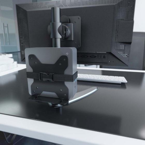 Soporte para miniPC VESA 100x100 Aisens MPC05-205/ Hasta 5Kg