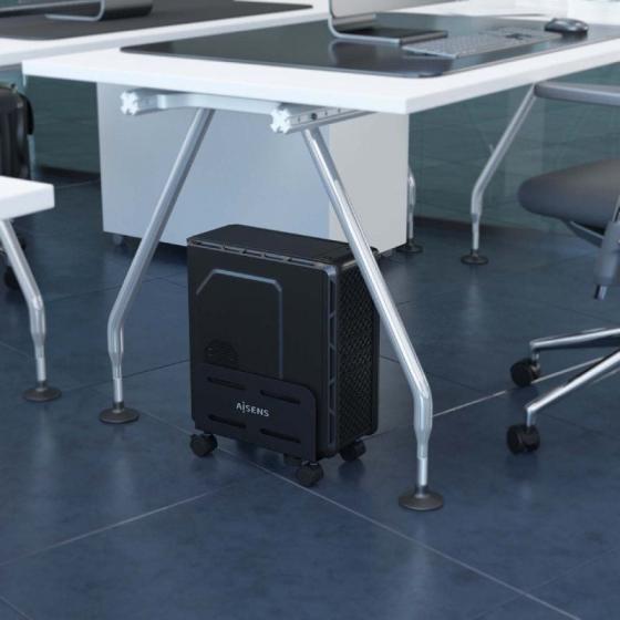 Soporte CPU con Ruedas para PC Aisens MPC06-207 para PC/ hasta 10kg