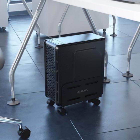 Soporte CPU con Ruedas para PC Aisens MPC06-207 para PC/ hasta 10kg