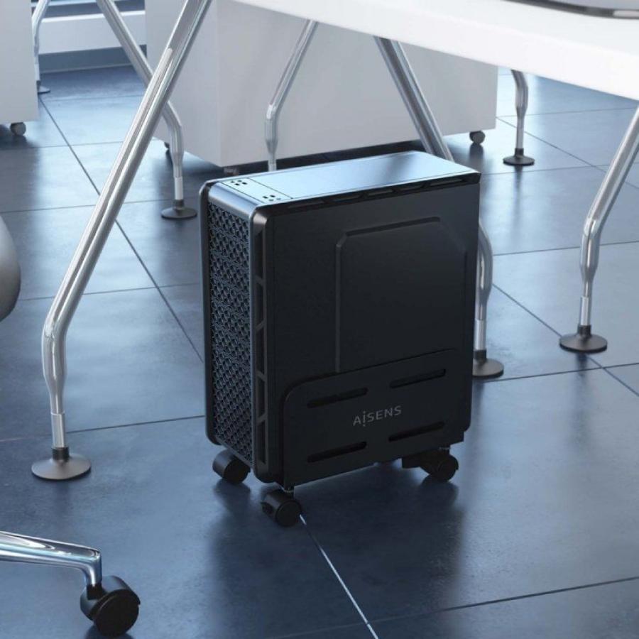 Soporte CPU con Ruedas para PC Aisens MPC06-207 para PC/ hasta 10kg