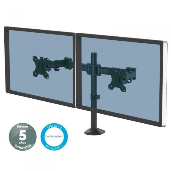 Soporte para 2 Monitores Fellowes 8502601/ hasta 8kg