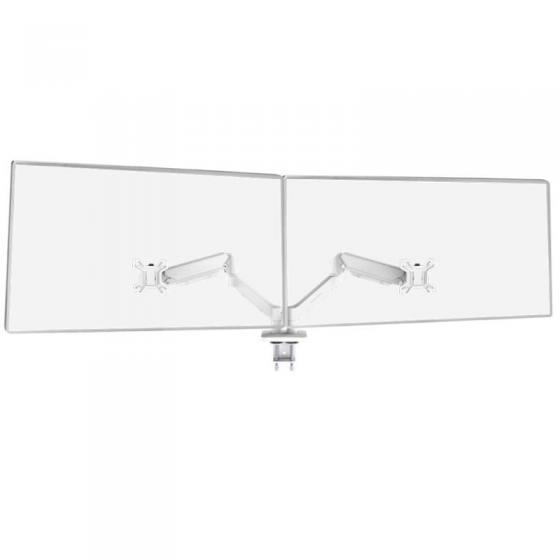 Soporte de Mesa para 2 Monitores Mars Gaming MARM-PRO2/ Giratorio/ Inclinable/ Rotatorio/ hasta 10kg