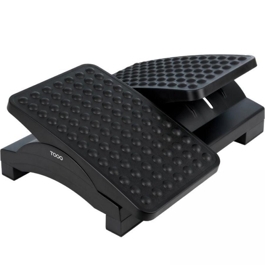 Reposapiés Ajustable/ Inclinable TooQ TQFR0604-B/ 430 x 320 x 105-130 mm