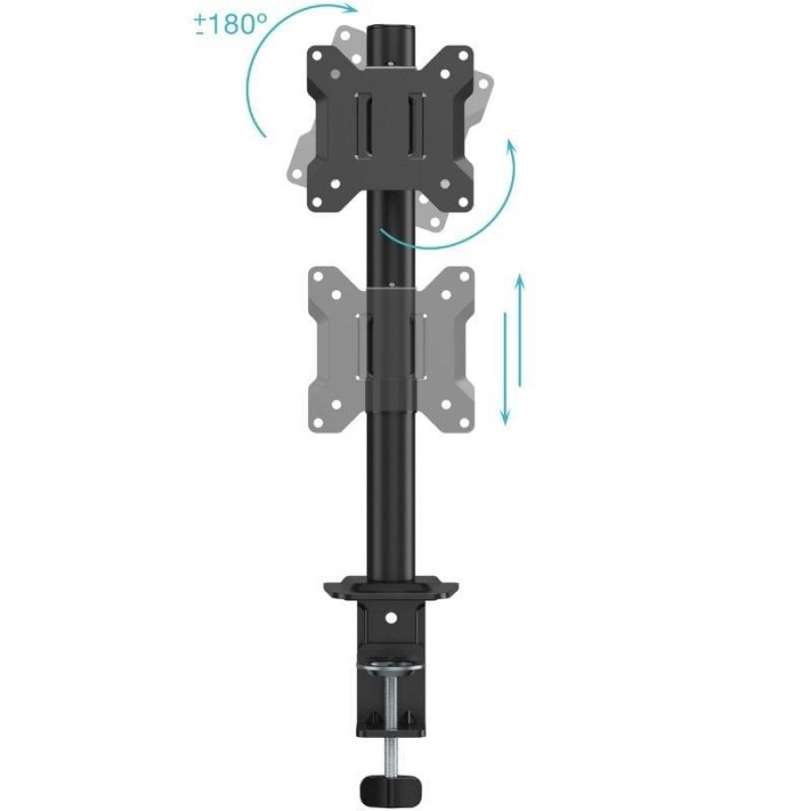 Soporte de Mesa para Monitor TooQ DB1130TN-B/ Giratorio/ Inclinable/ hasta 10kg