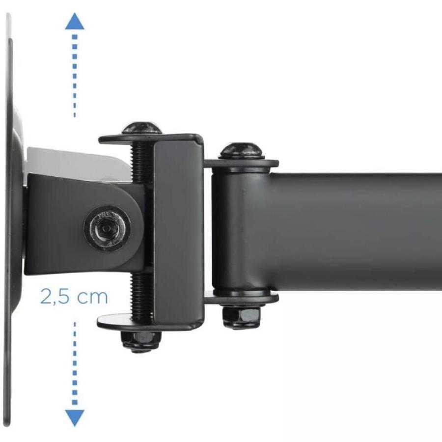 Soporte de Mesa para 3 Monitores TooQ DB1327TN-B/ Giratorio/ Inclinable/ hasta 8kg