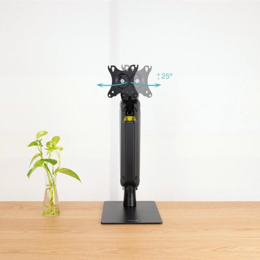 Soporte de Sobremesa para Monitor TooQ DB1741TN-B/ Giratorio/ Inclinable/ hasta 8kg