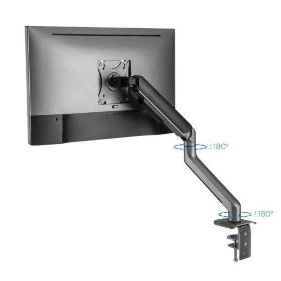 Soporte de Mesa para Monitor TooQ DB4032TNR-G/ Giratorio/ Inclinable/ hasta 9kg