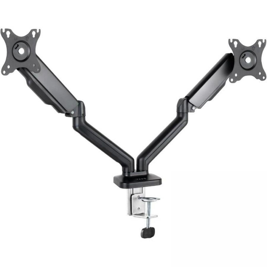 Soporte de Mesa para 2 Monitores TooQ DB5132TNR-B/ Giratorio/ Inclinable/ hasta 9kg