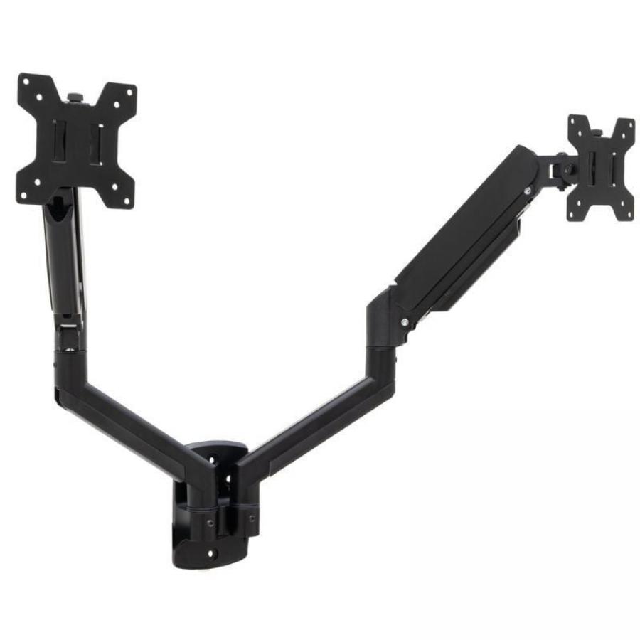 Soporte de Pared para 2 Monitores TooQ LP1434TNR-B/ Giratorio/ Inclinable/ Rotatorio/ hasta 10kg