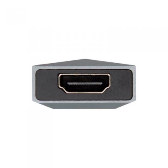 Docking USB Tipo-C Aisens ASUC-4P002-GR/ 1xHDMI 4K/ 2xUSB/ 1xUSB Tipo-C PD/ Gris