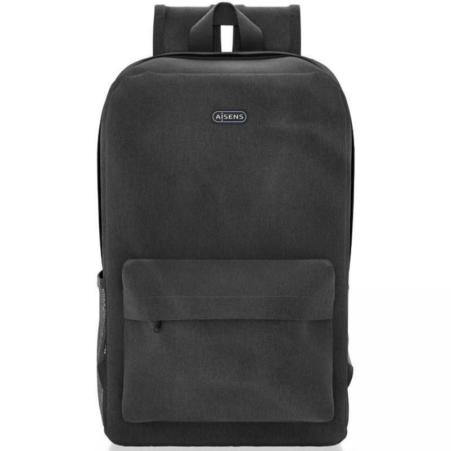 Mochila Aisens ASBG-BP080-BK para Portátiles hasta 15.6'/ Negro