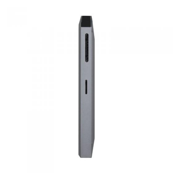 Docking USB Tipo-C Aisens ASUC-8P004-GR/ 1xHDMI 4K/ 3xUSB/ 1xRJ45/ 1xLector Tarjetas / 1xUSB Tipo-C PD/ Gris