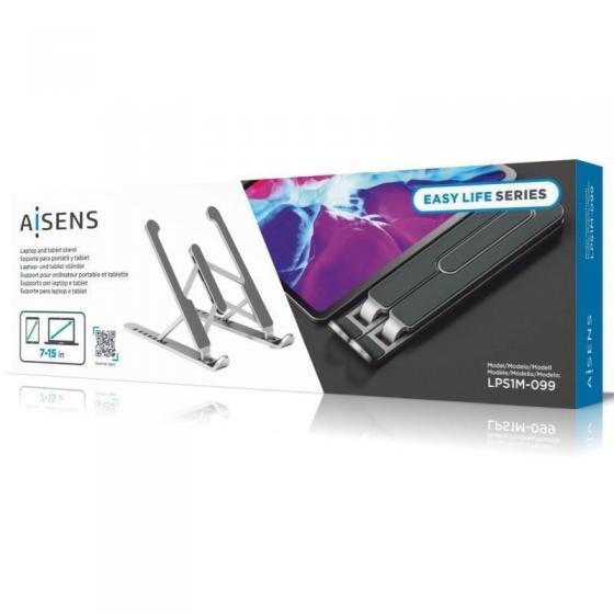Soporte Aisens LPS1M-099 para Portátiles/ Tablets hasta 15'