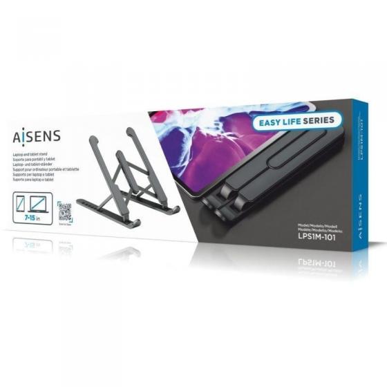 Soporte Aisens LPS1M-101 para Portátil/ Tablet hasta 15'