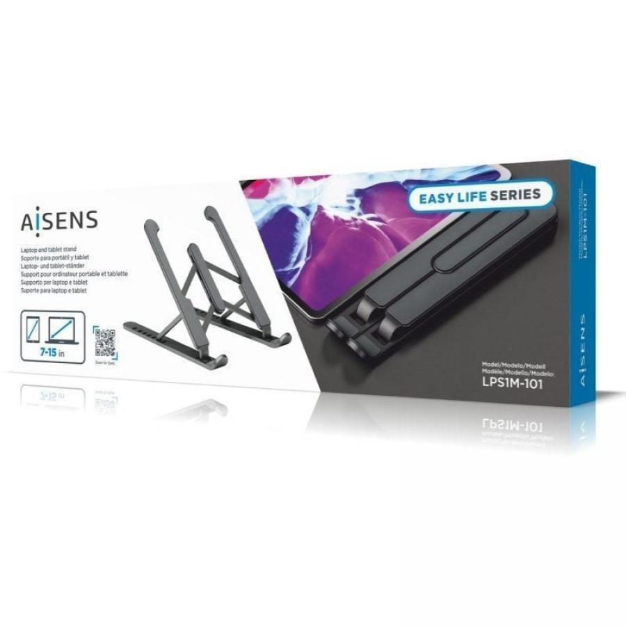Soporte Aisens LPS1M-101 para Portátil/ Tablet hasta 15'