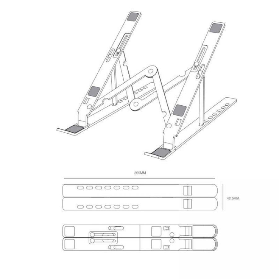 Soporte Aisens LPS3M-177 para Portátil/Tablet hasta 15'