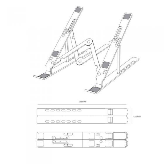 Soporte Aisens LPS3M-179 para Portátil/Tablet hasta 15'