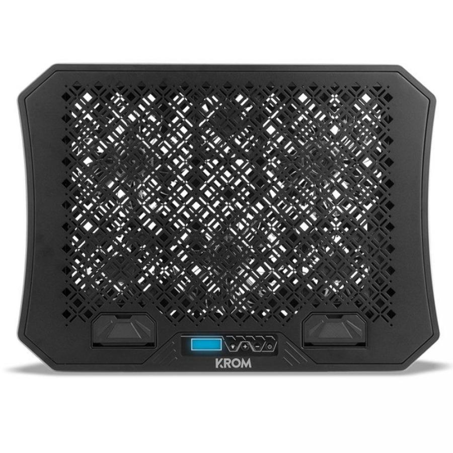 Soporte Refrigerante Krom Kooler para Portátiles hasta 19'/ Iluminación LED
