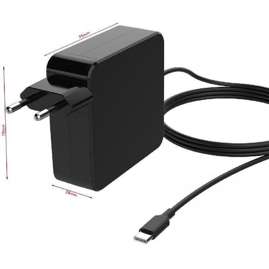Cargador de Portátil Leotec Notebook 65W Type-C/ 1x USB Tipo-C/ 3.25A