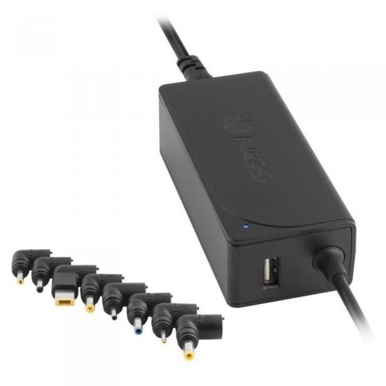 Cargador de Portátil NGS W-45W 45W Automático 8 Conectores Voltaje 19-20V