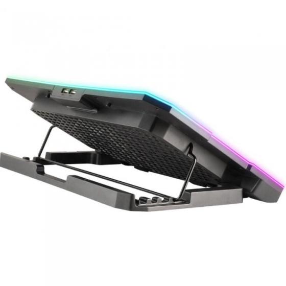 Soporte Refrigerante NGS Hero Stand para Portátiles hasta 15.6'/ Iluminación LED