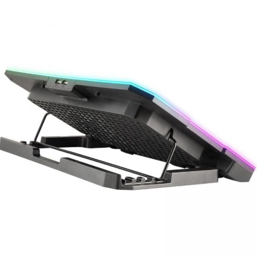 Soporte Refrigerante NGS Hero Stand para Portátiles hasta 15.6'/ Iluminación LED