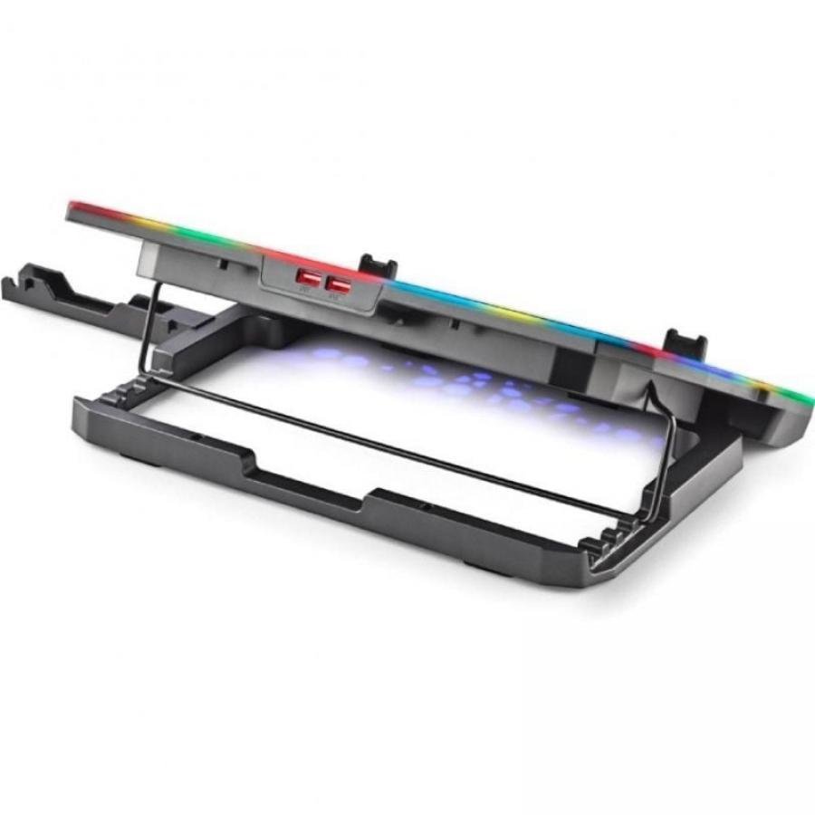 Soporte Refrigerante NGS Hero Stand para Portátiles hasta 15.6'/ Iluminación LED