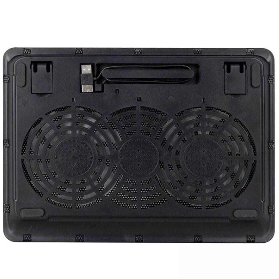 Soporte Refrigerante NGS Cooler Jetstand para Portátiles hasta 15.6'/ Iluminación LED