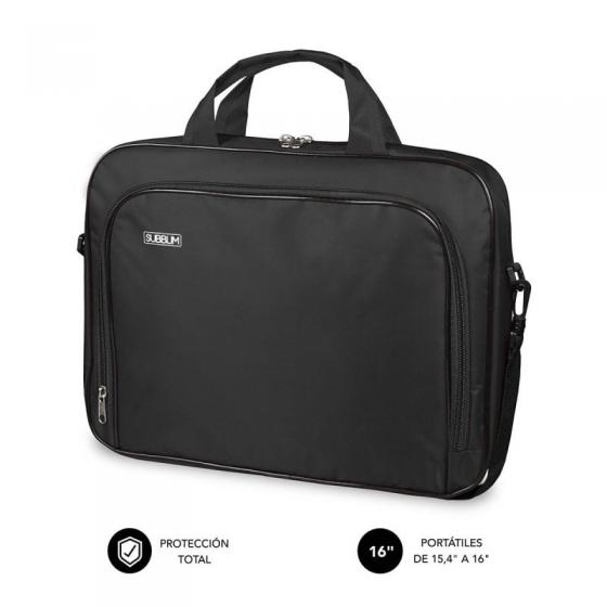 Maletín Subblim Oxford para Portátiles hasta 16' Negro