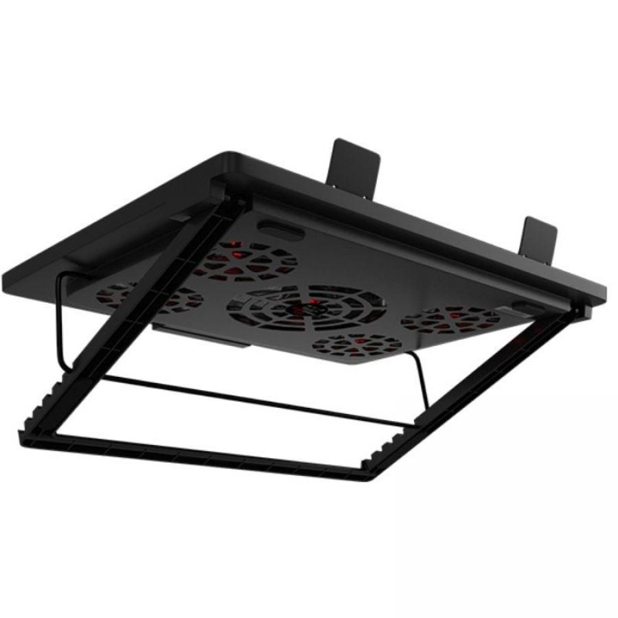 Soporte Refrigerante Mars Gaming MNBC2 para Portátiles hasta 17.3'/ Iluminación LED