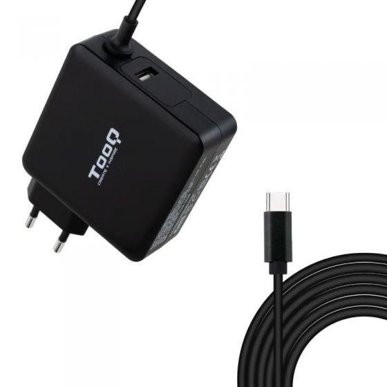 Cargador de Portátil TooQ TQLC-USBC65PD USB-C 65W Automático Voltaje 5-20V