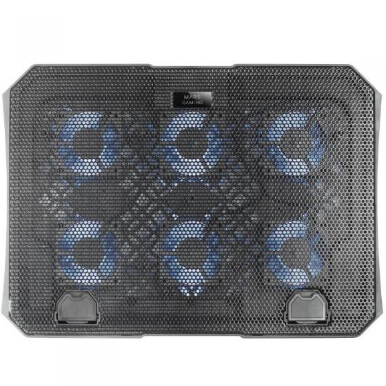 Soporte Refrigerante Mars Gaming MNBC23 para Portátiles hasta 16'/ Iluminación LED