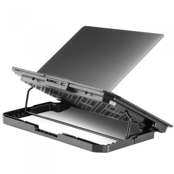 Soporte Refrigerante Mars Gaming MNBC23 para Portátiles hasta 16'/ Iluminación LED