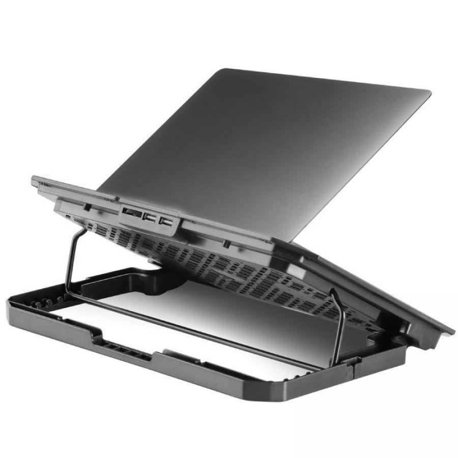 Soporte Refrigerante Mars Gaming MNBC23 para Portátiles hasta 16'/ Iluminación LED