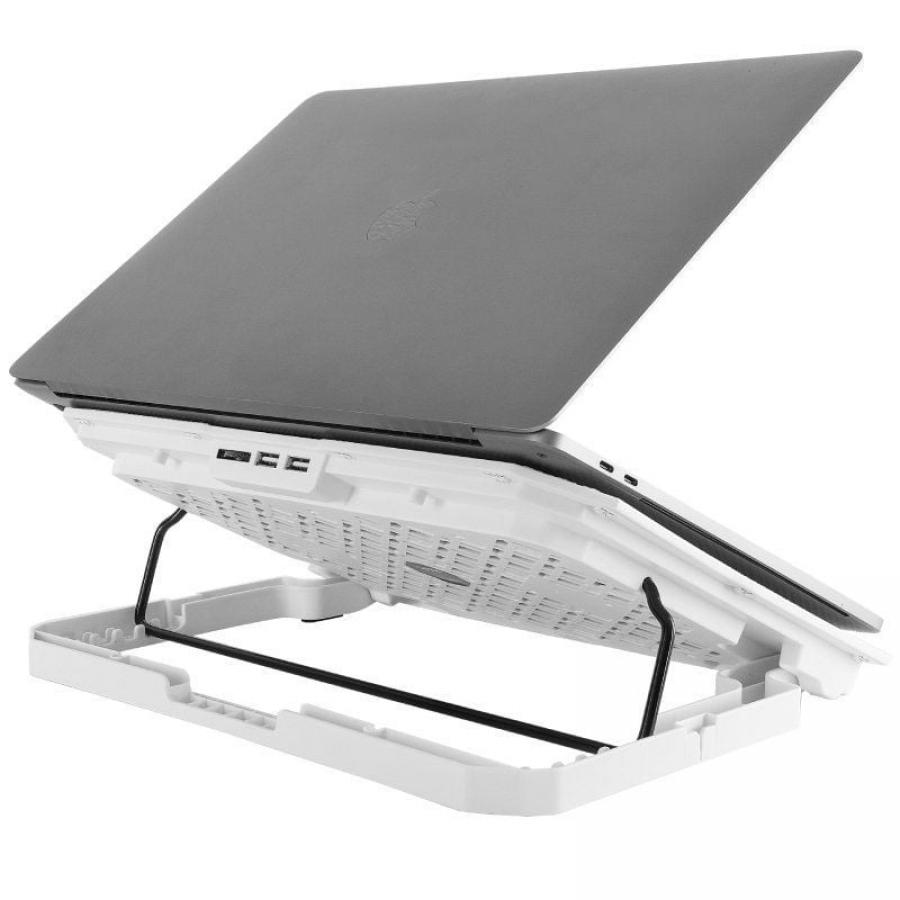 Soporte Refrigerante Mars Gaming MNBC23 para Portátiles hasta 16'/ Iluminación LED