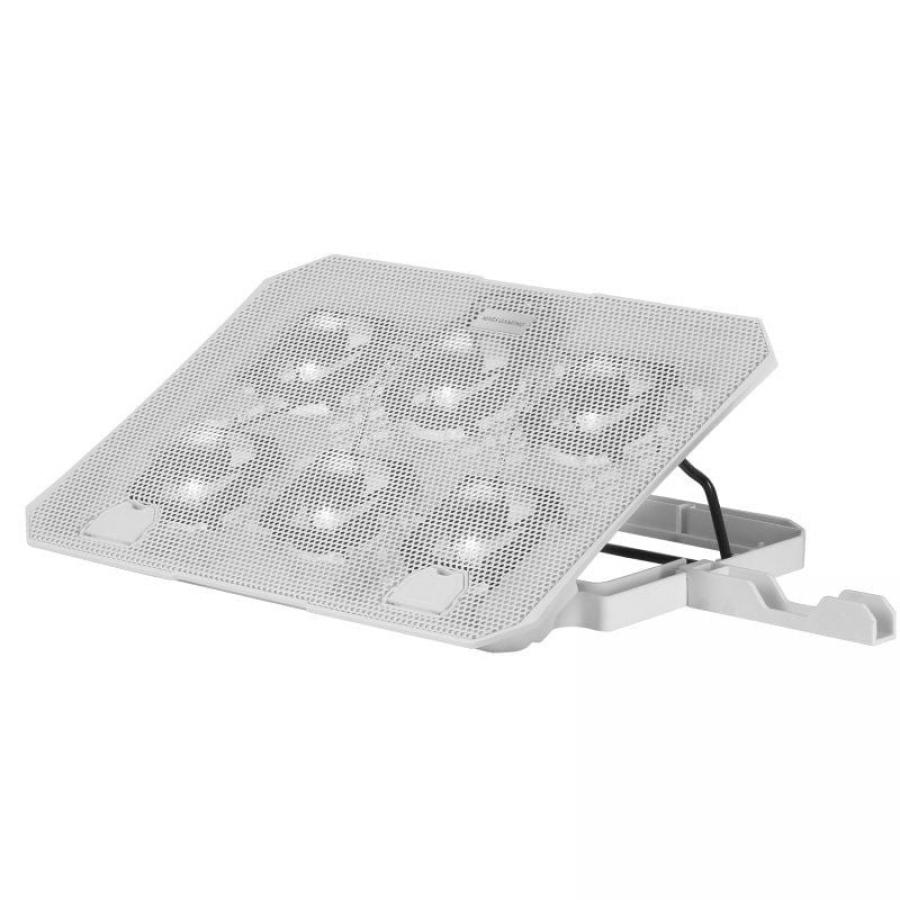 Soporte Refrigerante Mars Gaming MNBC23 para Portátiles hasta 16'/ Iluminación LED