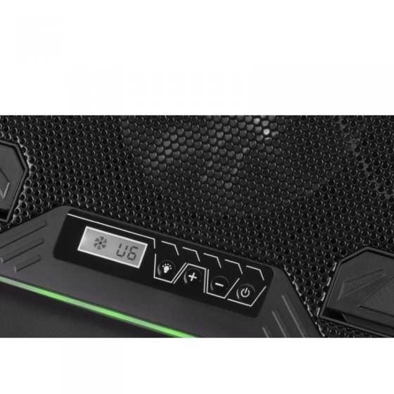 Soporte Refrigerante Mars Gaming MNBC6 para Portátiles hasta 19'/ Iluminación LED