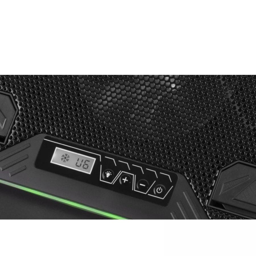 Soporte Refrigerante Mars Gaming MNBC6 para Portátiles hasta 19'/ Iluminación LED