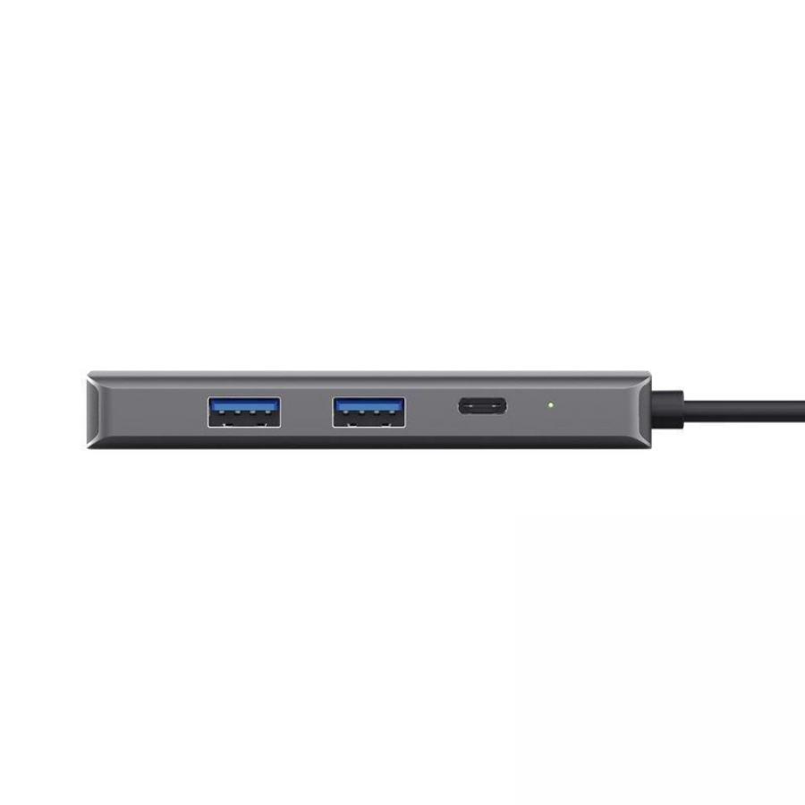 Docking USB Tipo-C Trust Dalyx/ 2xUSB/ 2xUSB Tipo-C/ 1xHDMI 4K/ 1xRJ45/ Gris