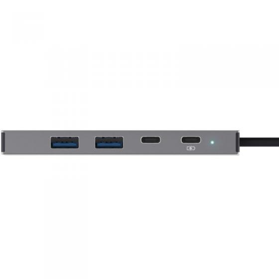 Docking USB Tipo-C Trust Dalyx/ 2xUSB/ 1xHDMI 4K/ 2xUSB Tipo-C/ Gris