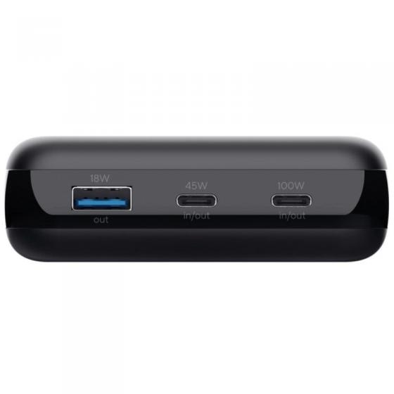 Batería Externa/Powerbank Trust Laro 20000mAh/ 100W/ Compatible con Portátiles