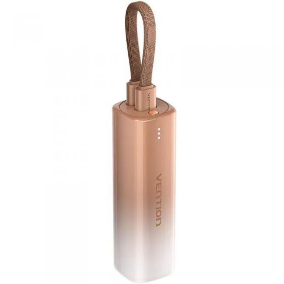 Powerbank 5000mAh Vention FHWJ0/ 20W/ Dorado