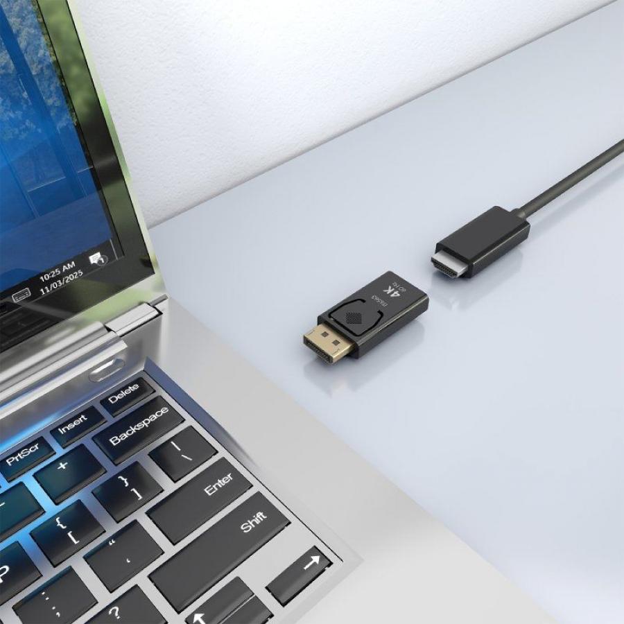 Adaptador HDMI 4K Aisens A125-0908/ DisplayPort Macho - HDMI Hembra