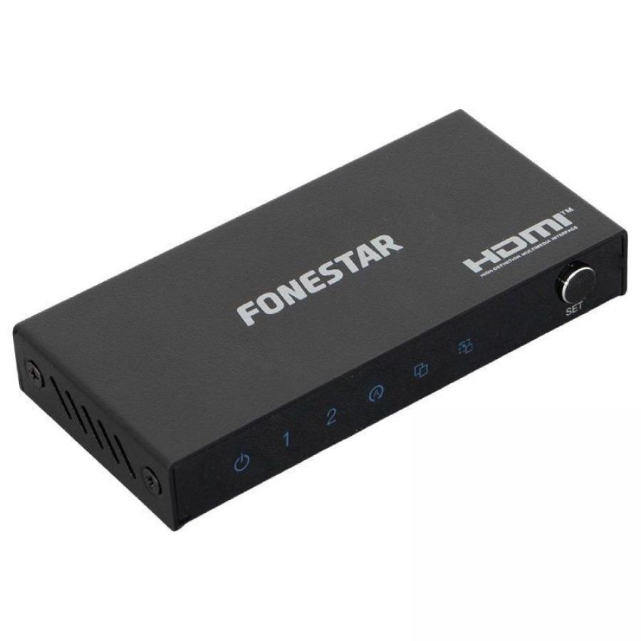 Duplicador HDMI Fonestar FO-22S2ED/ 2x HDMI Hembra - HDMI Macho